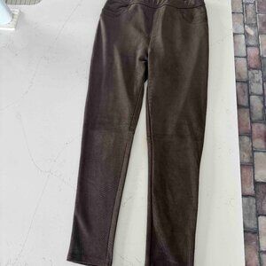 Anthropologie Faux Suede Leggings Brown By Sanctuary Sz L